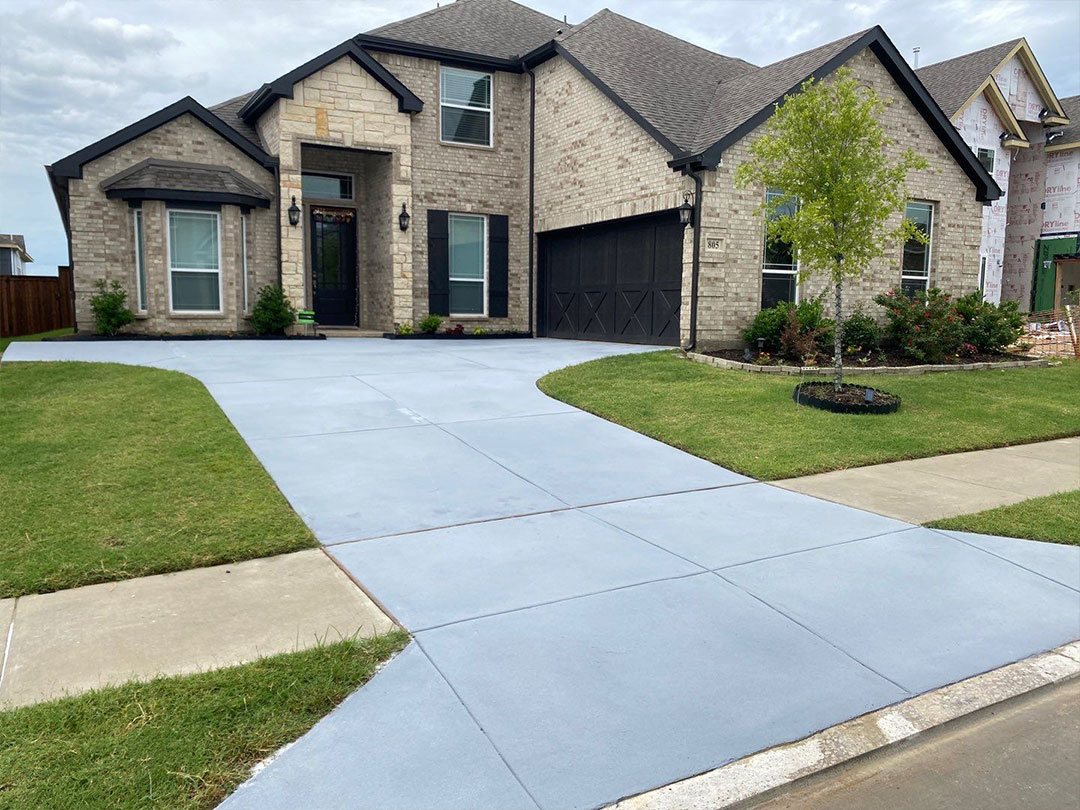 Stamped Concrete Driveway Edmond OK